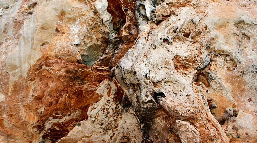 Rust Inside Stone